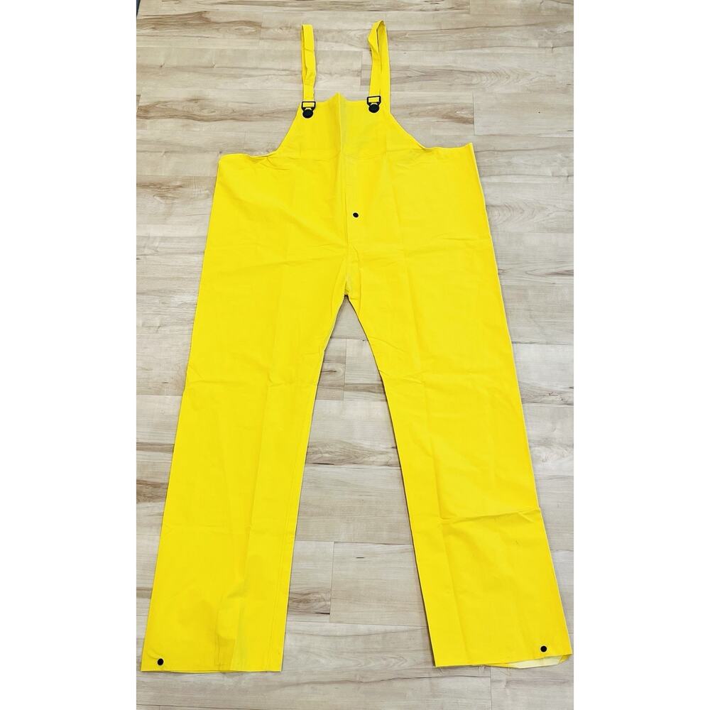 YELLOW PVC RADNOR Rain Pants Bib 4XL